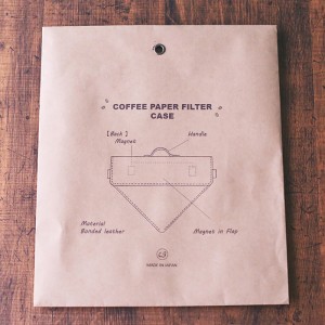 WPB コーヒーペーパーフィルターケース(アウトドア キャンプ 珈琲 coffee Paper Filter 台形 円すい2～4杯目安 キャンパー)