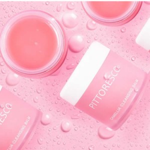 [PITTORESCO]ピトレスコ CAMELLIA CLEANSING BALM カメリアクレンジングバーム 95ml(韓国コスメ スキンケア クレンジング バーム 化粧落とし メイク落とし)