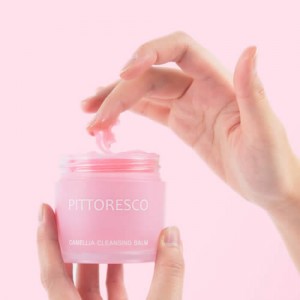 [PITTORESCO]ピトレスコ CAMELLIA CLEANSING BALM カメリアクレンジングバーム 95ml(韓国コスメ スキンケア クレンジング バーム 化粧落とし メイク落とし)